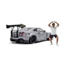 Solido 1/18  Nissan GT-R (R35) LBWK Bodykit Type 2.0 2024 with Wataru Kato-San figure