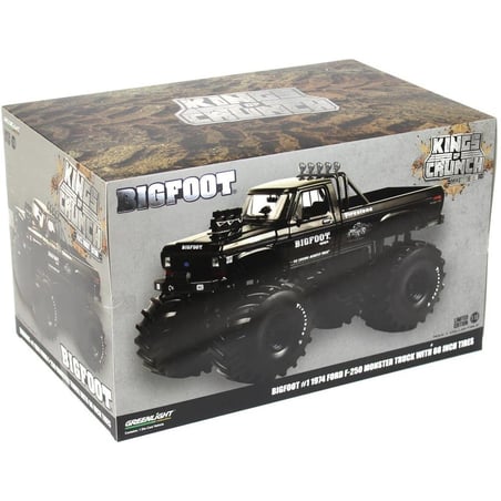Greenlight 1/18 Ford F-250 BIGFOOT Monster Truck with 66 inch tires 1974