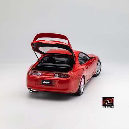 LCD Models 1/18 Toyota Supra MKIV (A80) Coupe 1993 (Car lift and key fob included)