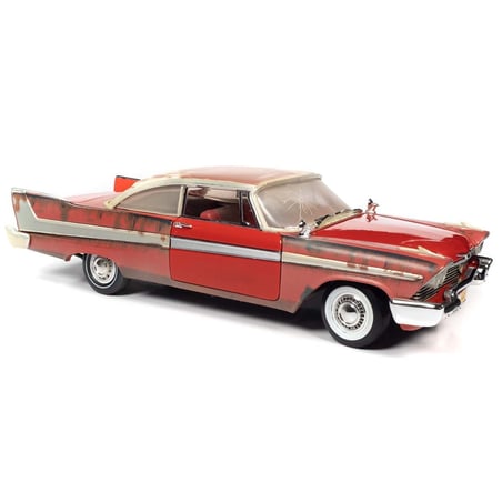 Autoworld 1/18 Plymouth Fury CHRISTINE Partially Restored 1958