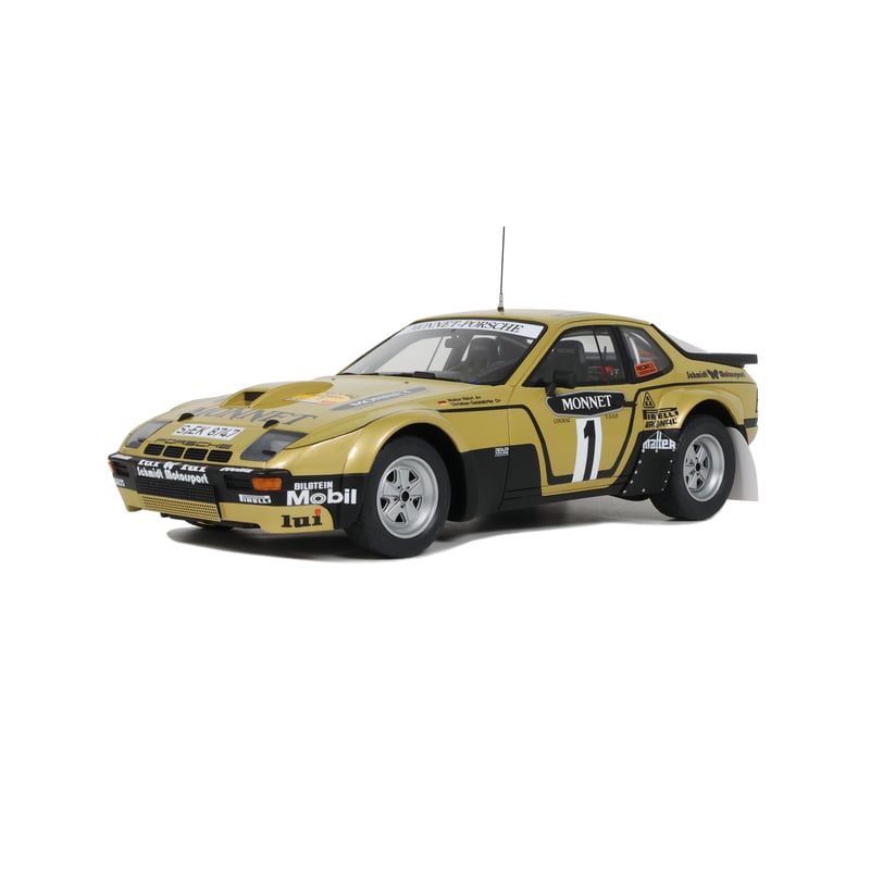 Otto Mobile 1/18 Porsche 924 Carrera GT Gr.4 1981, No.1, Winner Rallye Hesse, Walter Röhrl/Christian Geistdörfer