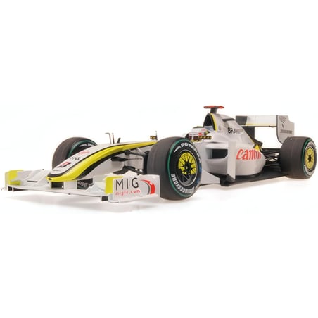 Minichamps 1/18 Brawn BGP 001 F1 No.22 Jenson Button 5th Singapore World Champion 2009