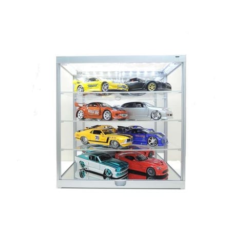 Triple9 1/18 Acrylic Single Showcase with LED lighting and mirror for 1:18 / 1:24