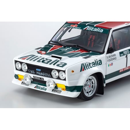 1/18 Fiar 131 Abarth Alitalia No.1 Rally Portugal 1978 Drivers S. Munari / P.Sodano