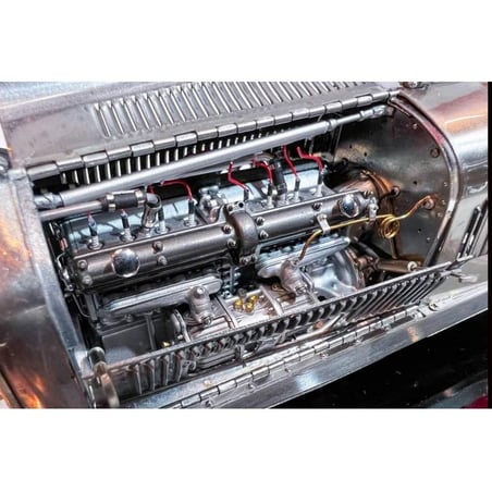 CMC 1/18 Alfa Romeo P3,1933,Clear Finish, Techno Classica special edition 2023 Limited Edition 300 pcs