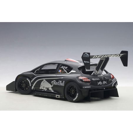 Autoart 1/18 Peugeot 208 T16 Pikes Peak Presentation Car, Red Bull 2013 Sebastian Loeb