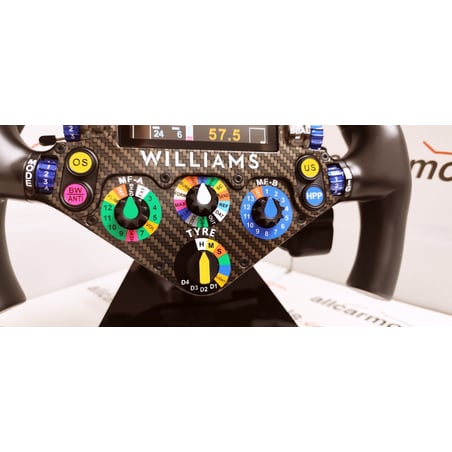 Minichamps 1/1 Team Williams F1 FW46 Steering Wheel No.23 Alex Albon/Franco Colapinto/Logan Sargeant 2024