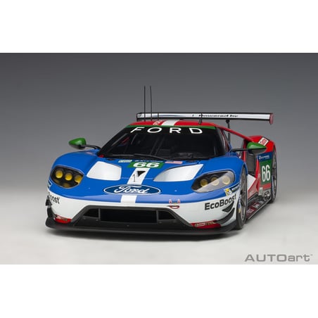 Autoart 1/18 Ford GT Le Mans 2016 No.66 B.Johnson/S.Mucke/O.Pla