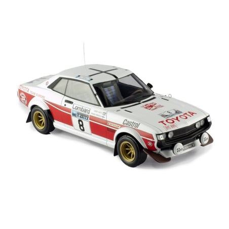 IXO 1/18  Toyota Celica 2000 GT (RA21) No.8 Rally RAC  H.Mikkola - A.Hertz 1977