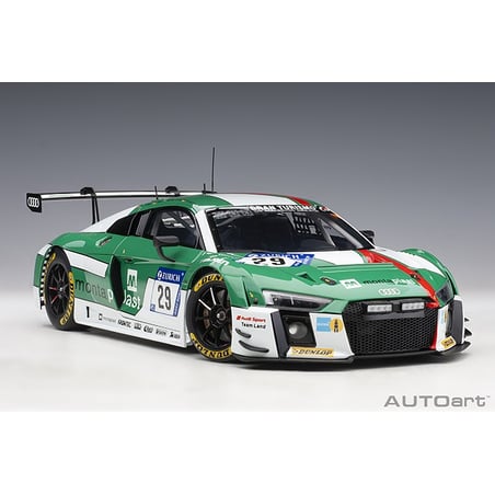 1:18 Audi R8 LMS 24HR Nurburgring 2017 No.29 Winner Drivers: K.Can Der Linde/C.Mies.C.De Phillippi/M.Winkelhock (AUTOart)
