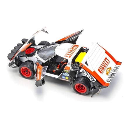 Kyosho 1/18 Lancia Stratos HF No.1 Winner Rallye Hunsrueck 1978, Night Version Walter Röhrl / Christian Geistdörfer