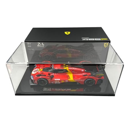 Bburago De Luxe Edition 1/18 Ferrari 499P Team Ferrari AF Corse No.51 Winner 24h LeMans 2023 A.P.Guidi/J.Calado/A.Giovinazzi