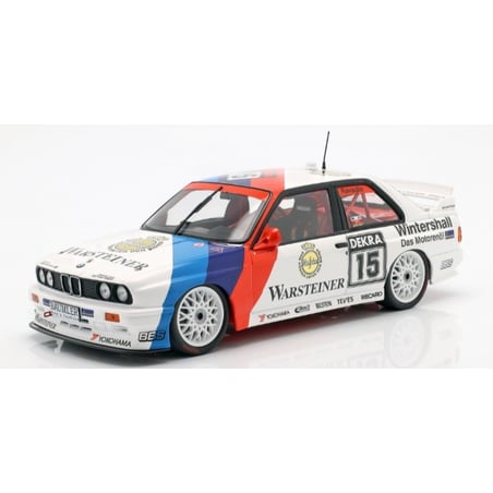 1/18 BMW M3 E30 Winner DTM 1989 No.15 Warsteiner Driver: Roberto Ravaglia (Minichamps)