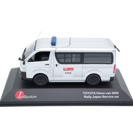 J-Collection 1/43 Toyota Hiace Van Rally Japan Service Car 2008