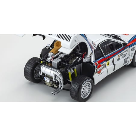 1/18 Lancia Rally 037 Martini No.1 Winner Rally Monte Carlo ( Night Version) 1983, Drivers W. Rohrl / Ch.Geistdorfer