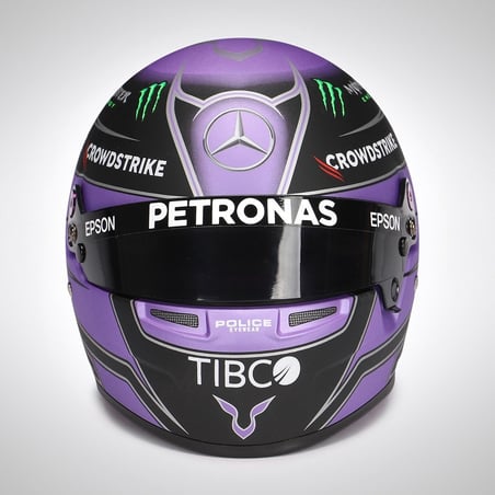 Mini Helmet/Bell Helmet 1/2 Mercedes F1 Lewis Hamilton 2021 F1 Helmet