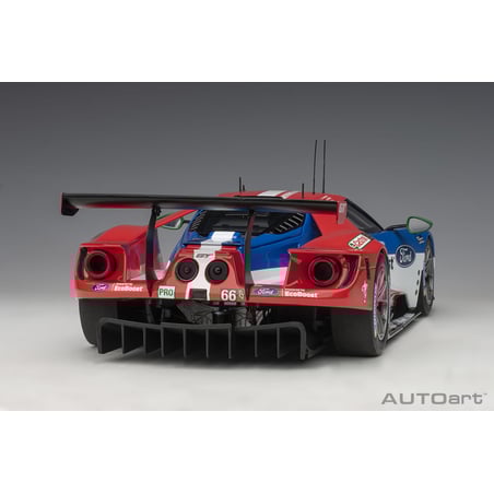 Autoart 1/18 Ford GT Le Mans 2016 No.66 B.Johnson/S.Mucke/O.Pla