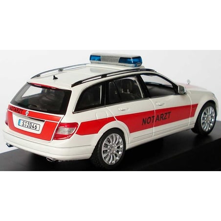 Schuco 1/43 Mercedes C Class T Model (S204) Notarzt Emergency Services 2008