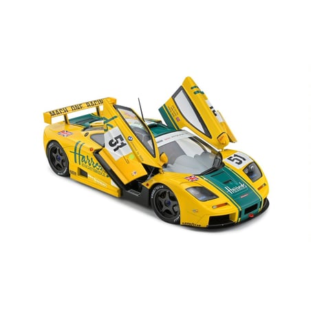 Solido 1/18 McLaren F1 GT-R Short Tail Harrods 24h Le Mans 1995 No.51 Wallace/Bell/Bell