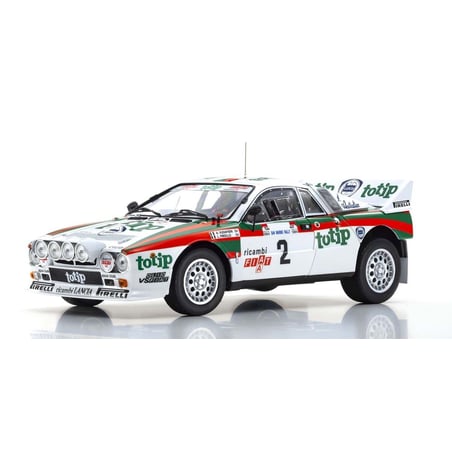Kyosho 1/18 Lancia Rally 037 Totip 1984 San Marino No.2 A.Vudafieri / L.Pirollo