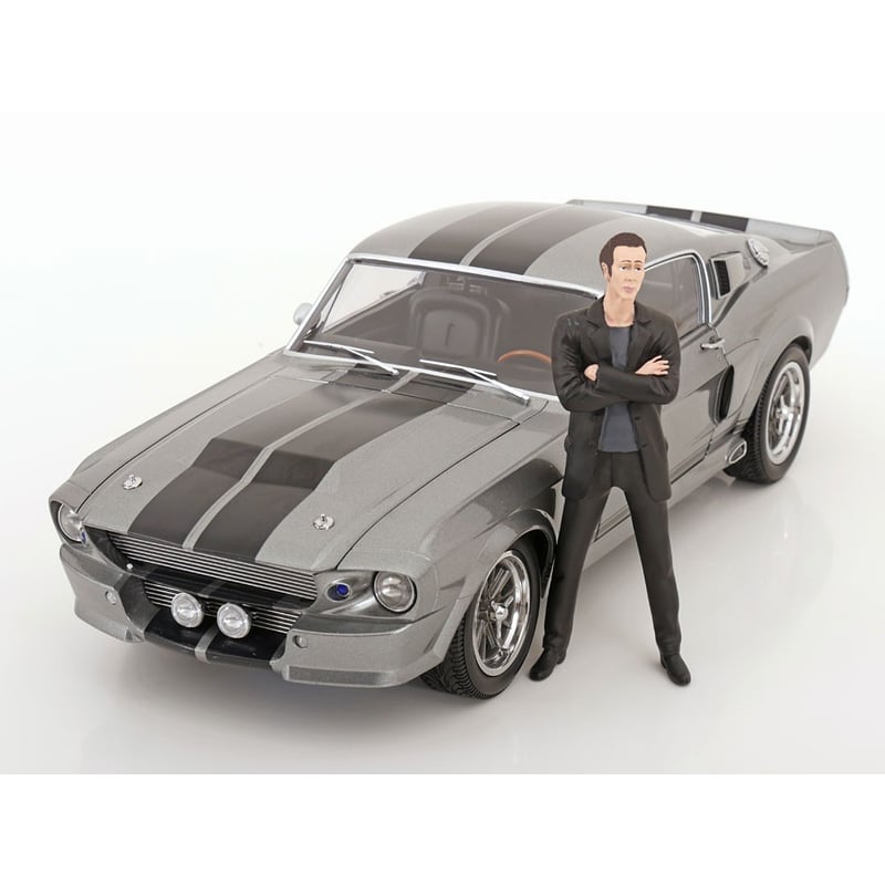 KK-Scale 1/12 Ford Mustang Shelby GT500 "Eleanor"1967 looks like the Movie Gone in 60 Seconds (Randal figure sold separately)