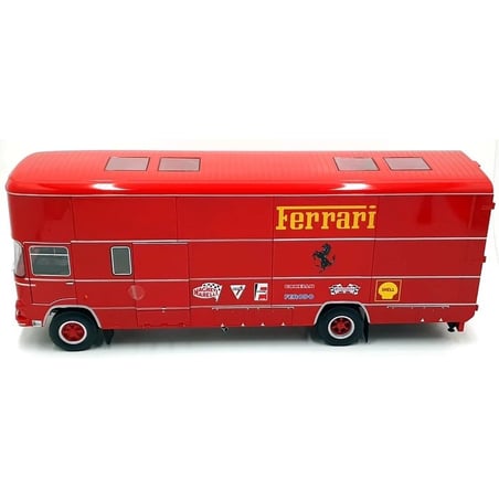 CMR 1/18 OM Fiat 150 Rolfo Scuderia Ferrari Race Car Transporter 1966