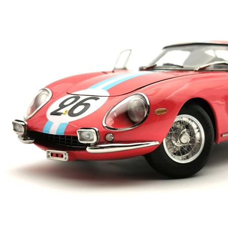 CMC 1/18 Ferrari 275 GTB/C No.26 24H France 1966, Biscaldi/De Bourbon-Parme