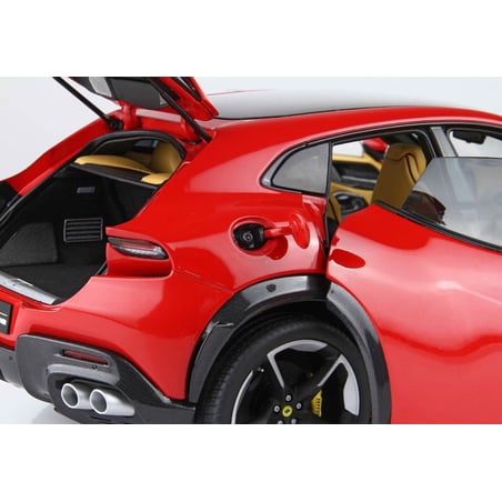 BBR 1/18 Ferrari Purosangue 2023 with panoramic roof Luxury pack Edition with Showcase