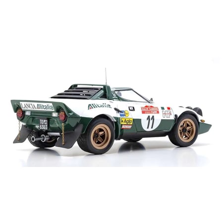 Kyosho 1/18 Lancia Stratos HF 1975 Winner Rallye San Remo No.11 1975 Night Version, Björn Waldegard, Hans Thorszelius