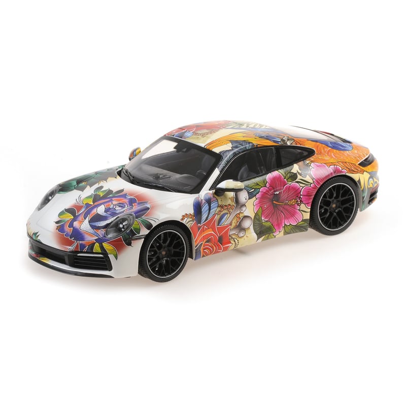 Minichamps 1/18 Porsche 911Carrera 4S Flower Design 2019