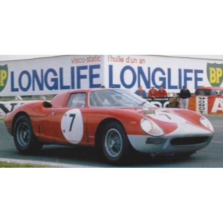 CMC 1/18 Ferrari 250 LM No.7 chassis. No.5895 Winner 12hrs Reims 1964, Graham Hill / Joachim Bonnier
