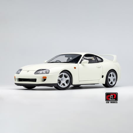 LCD Models 1/18 Toyota Supra MKIV (A80) Coupe 1993 (Car lift and key fob included)