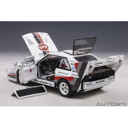Autoart 1/18 Audi Sport Quattro S1 Pikes Peak 1987 Winner W.Röhrl Νο.1