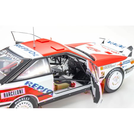 Kyosho 1/18 Toyota Celica GT-Four ST-165 Team Toyota, No.2, Night Race, Winner Monte Carlo, Carlos Sainz/Luis Moya, 1991