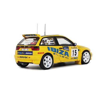 Otto Mobile 1/18 Seat Ibiza Kit Car GTi 16V EVO2 Team Repsol No.15 Rally Monte Carlo 1998 Harri Rovanpera / Voitto Silander
