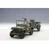 1/18 Jeep Willys, 1943 U.S. Army with Trailer and Accessories