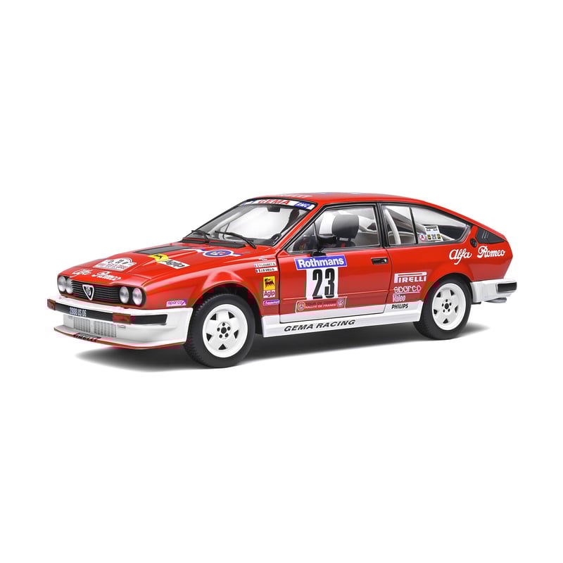 Solido 1/18 Alfa Romeo GTV6 Tour de Corse 1985 No.23, Loubet/Vieu