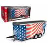 Autoworld 1/18 Closed trailer Star Spangled Banner USA Flag