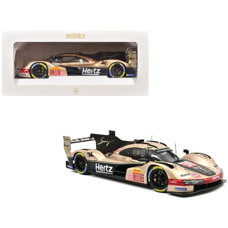 Norev 1/18 Porsche 936 9RD 4.6L Turbo V8 Team Hertz Jota No.38 6h Lone Star LM Austin USA 2024 J.Button/P.Hanson/O.Rasmussen