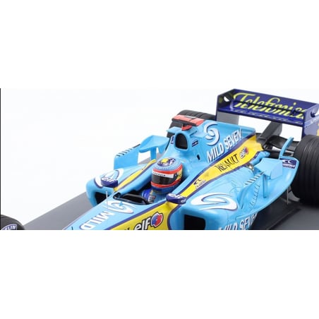 Minichamps 1/18 Renault R25 F1 Team No.5 Winner Bahrain GP F1 World Champion 2005 Fernando Alonso