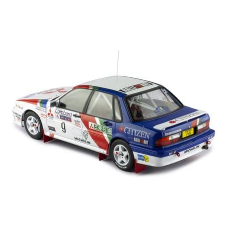 IXO 1/18 Mitsubishi Galant VR-4 No.9 2nd RAC Rallye 1990 Staffan Parmander/Kenneth Eriksson