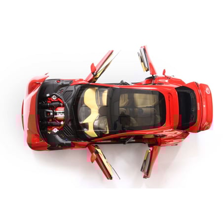 BBR 1/18 Ferrari Purosangue 2023 with panoramic roof Luxury pack Edition with Showcase