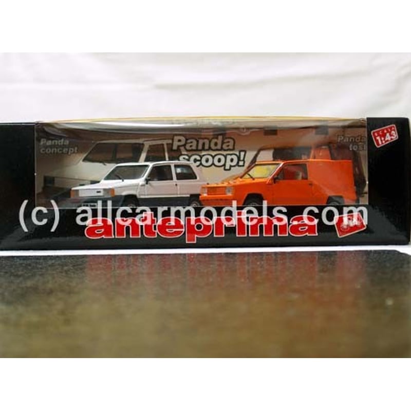 Brumm 1/43 Fiat 'Zero' Prototipo Giugiaro Design Prova Torino Panda Concept / Panda Test