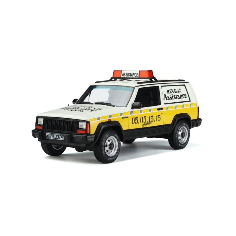 Otto Mobile 1/18 Jeep Cherokee 1989 Renault Assistance