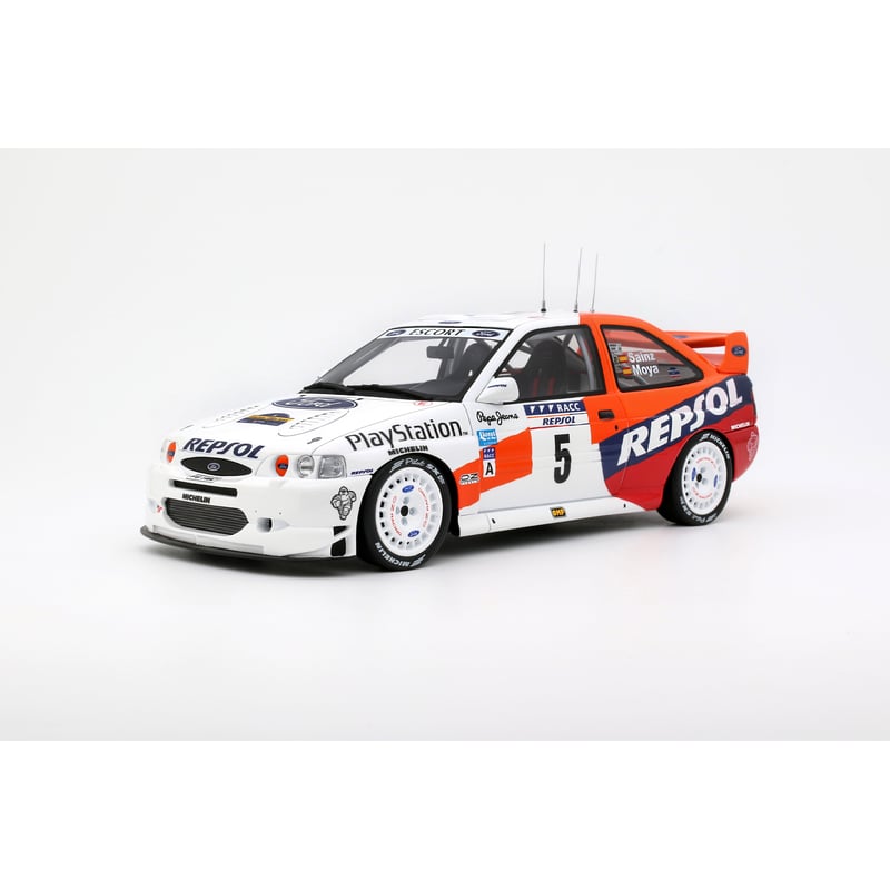 Otto Mobile 1/18 Ford Escort WRC Rallye Catalunya 1997 Sainz / Moya