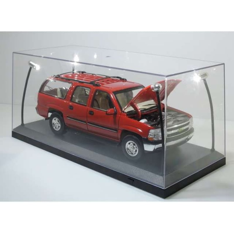 Triple9 1/18 Acrylic Single Showcase with 4 mobile LED lamps for model cars in scale 1/18 or 1/24