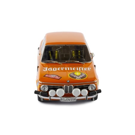 IXO 1/18 BMW 2002 Jägermeister No.255 Rallye Monte Carlo 1973 Wolfgang Stiller/Axel Wagener