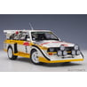 1/18 Audi Sport Quattro S1 Rally San Remo 1985 winner W. Röhrl/C. Geistdörfer No.5
