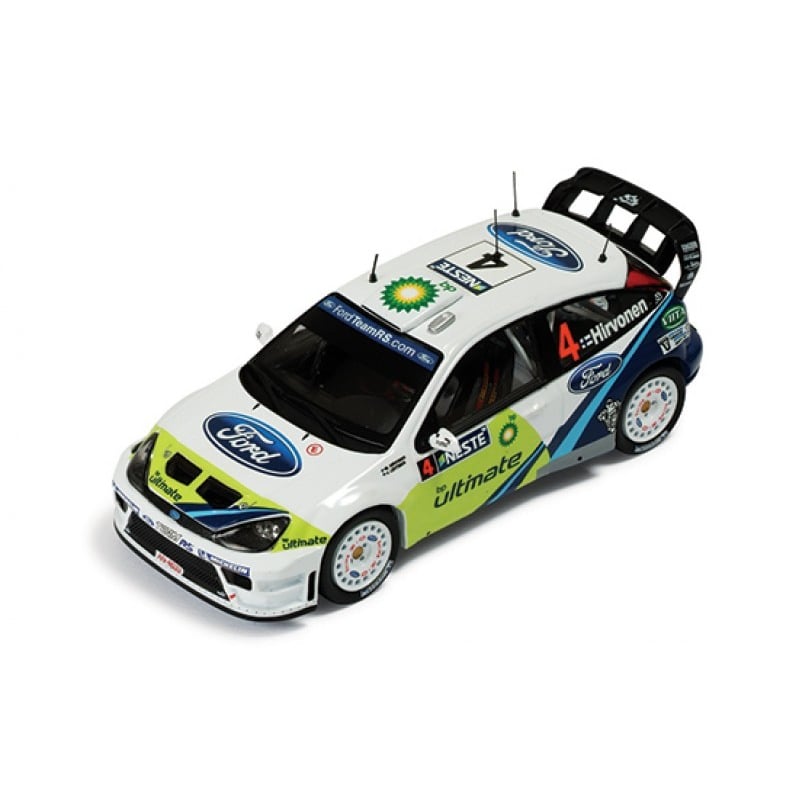 IXO 1:43 Ford Focus WRC No.4 BP Rally Neste Finland 2005 M.Hirvonen/J.Lehtinen