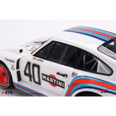 Top Speed Models 1/18Porsche 935/77 2.0 (935 Baby) No.40 Team Martini, 1977, DRM Hockenheim Winner Div. II Jacky Ickx
